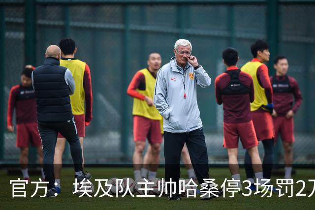 官方：埃及队主帅哈桑停3场罚2万美元，前锋齐科停5场